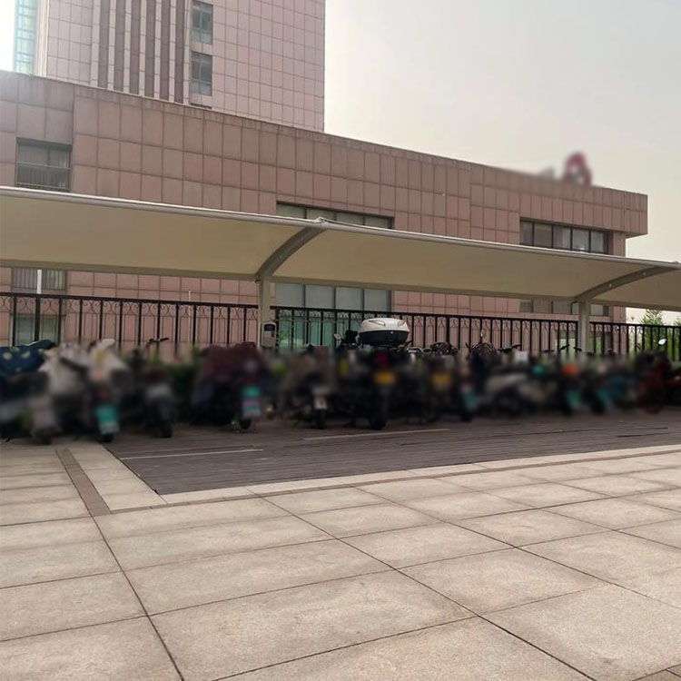 石林膜结构电动车棚