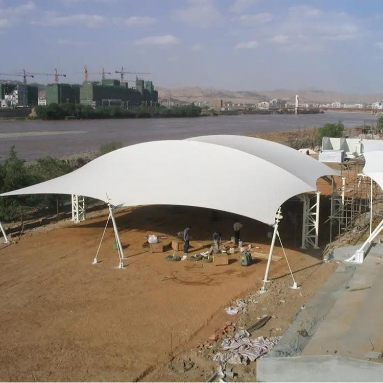 石林膜结构汽车棚